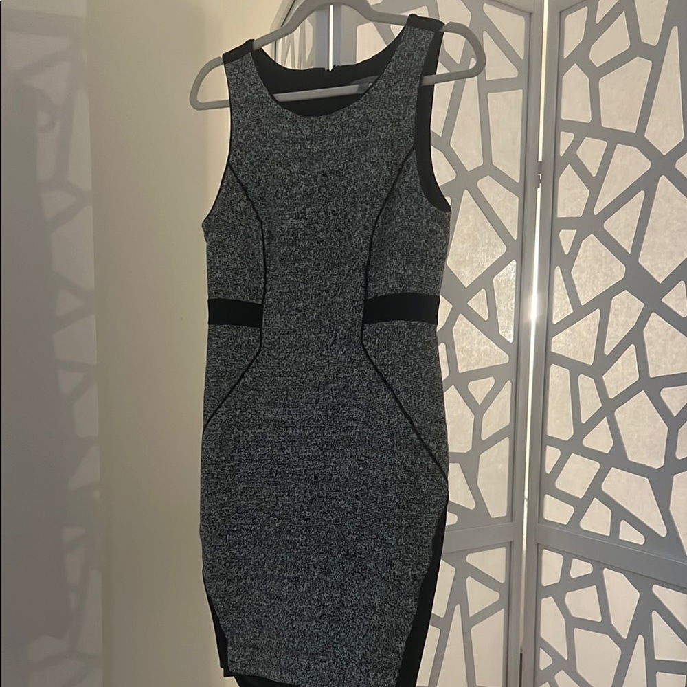 Classiques Entier Gray Bodycon Midi Dress